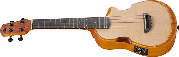 Ibanez AUC10E Open Pore Natural Electric Ukulele