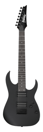 Ibanez GRG7221 Black Flat 7-String Guitar
