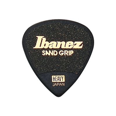Ibanez Plettro Sand Grip Nero da 0,8 mm di Spessore