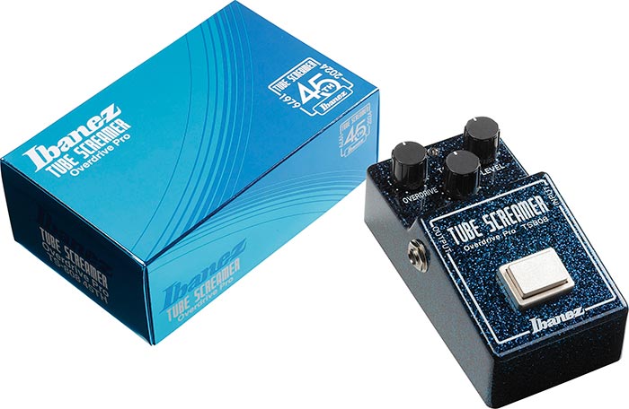Ibanez TS80845TH Tube Screamer Overdrive 45th Anniversary Sapphire Blue