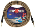 Pig Hog Tuscan Brown Instrument Cable 3 Mt. Dritto Pipa