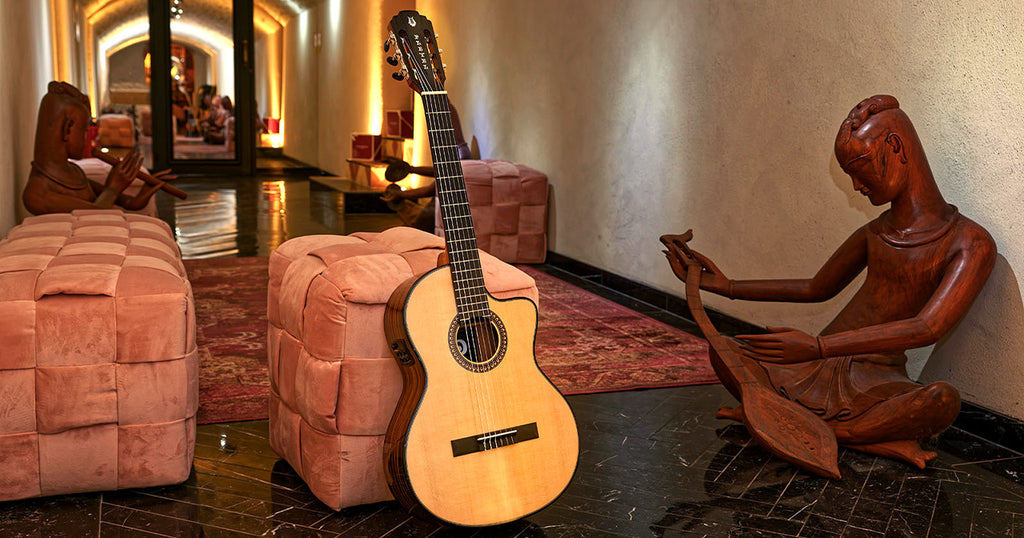 Pleyel Expression P800CE Chitarra Classica 4/4 Cutaway EQ