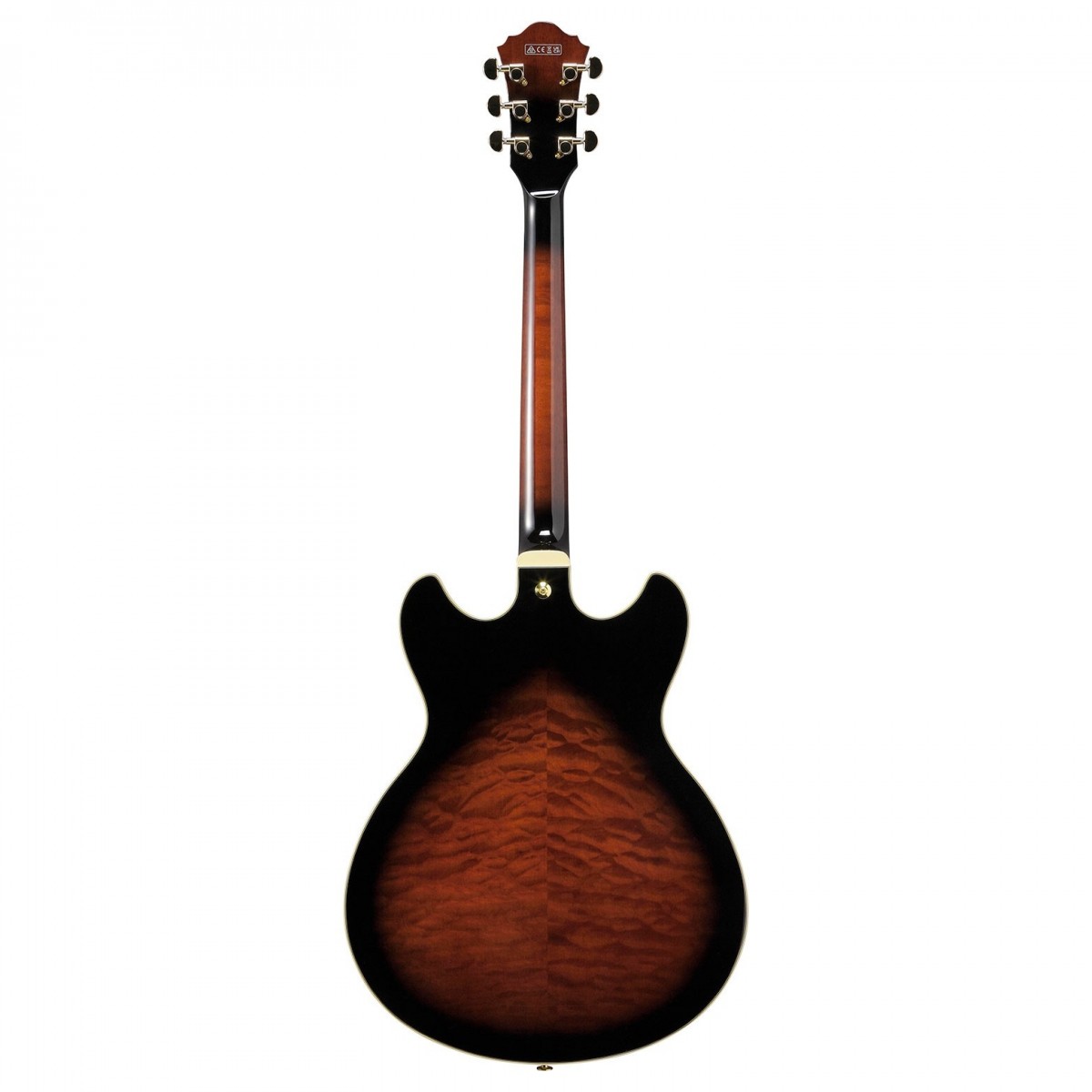 Ibanez AS93QMSP Dark Brown Sunburst