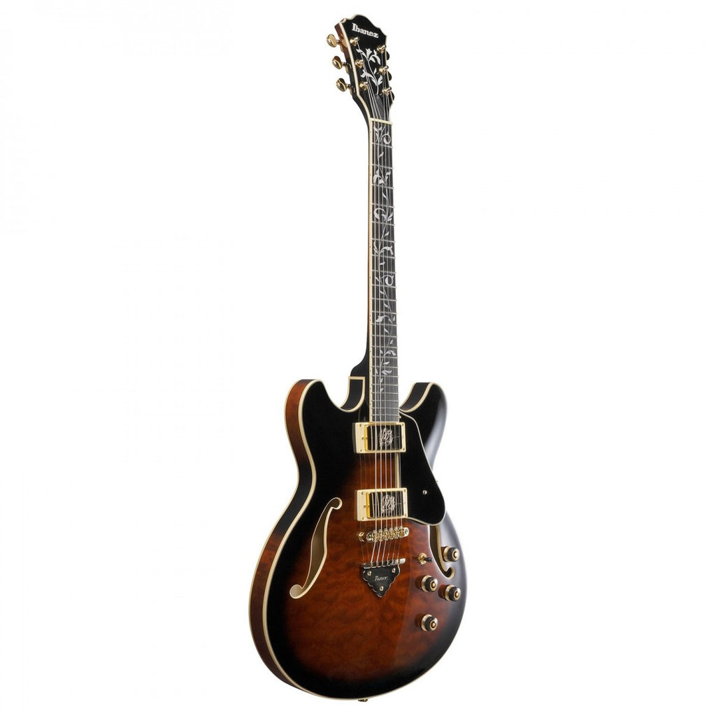 Ibanez AS93QMSP Dark Brown Sunburst