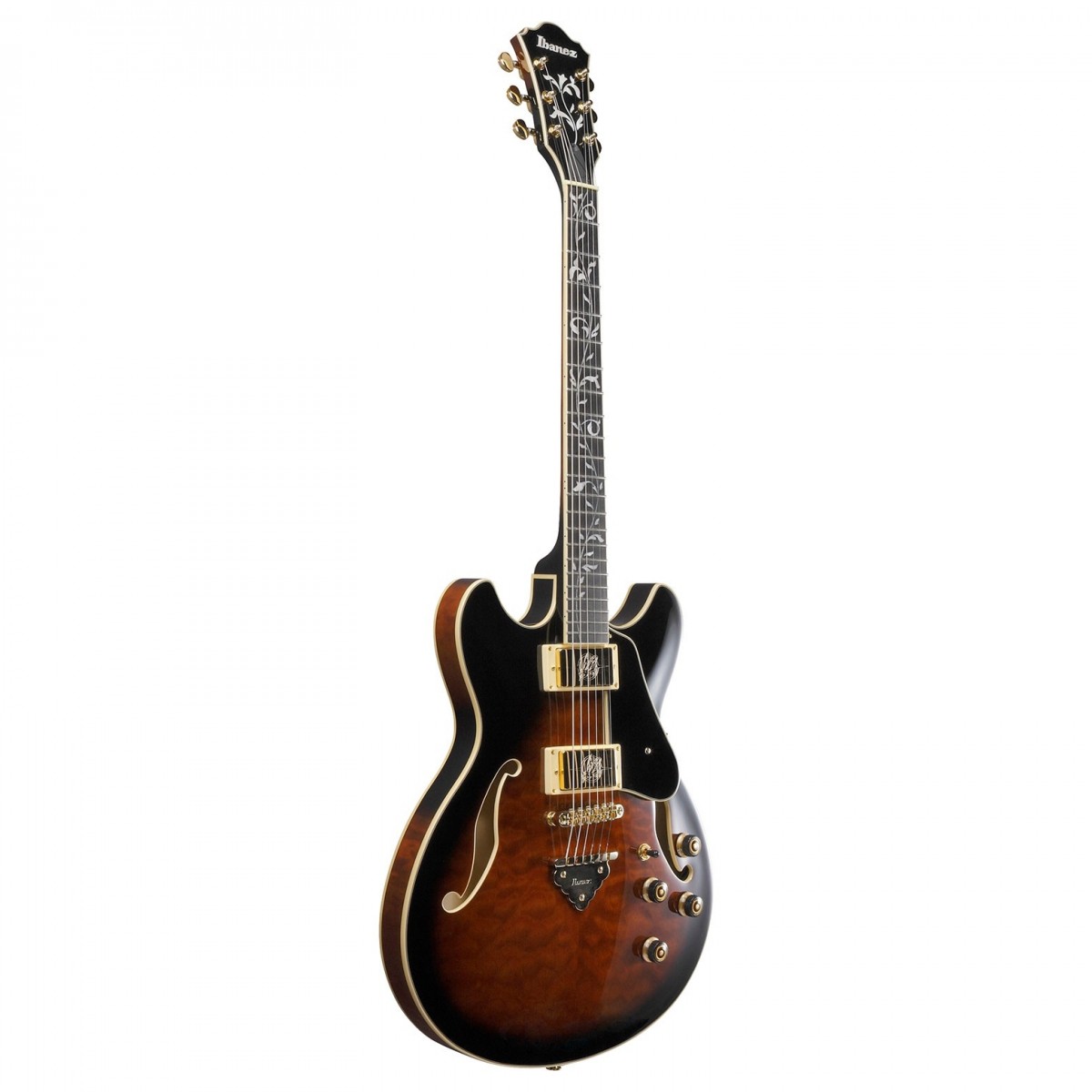 Ibanez AS93QMSP Dark Brown Sunburst