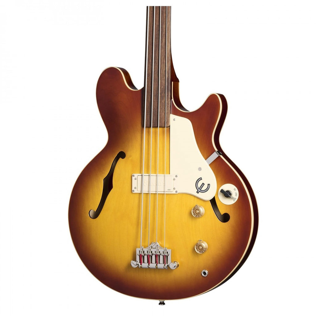 Epiphone Jack Casady Fretless Bass Aged Royal Tan