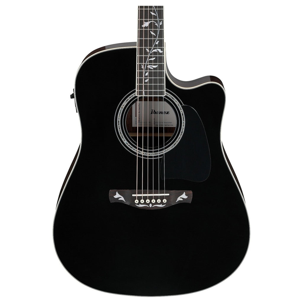 Ibanez AW391RCE-BKH Black Natural High Gloss Top