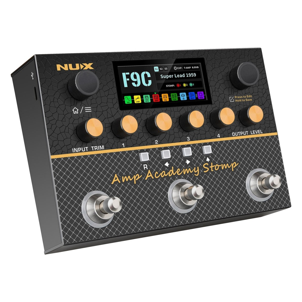 Nux Academy Stomp Pedale Modeler