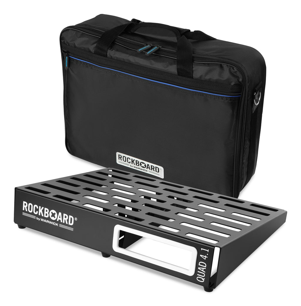 Rockboard By Warwick Rbo B 4.1 Quad C Pedalboard 47,2x33cm con Flight Case