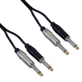 Bespeco Rcw600 Cavo Interlink 2X Jack 6,3 2X Jack 6,3 mm Mt 1,5 Nero