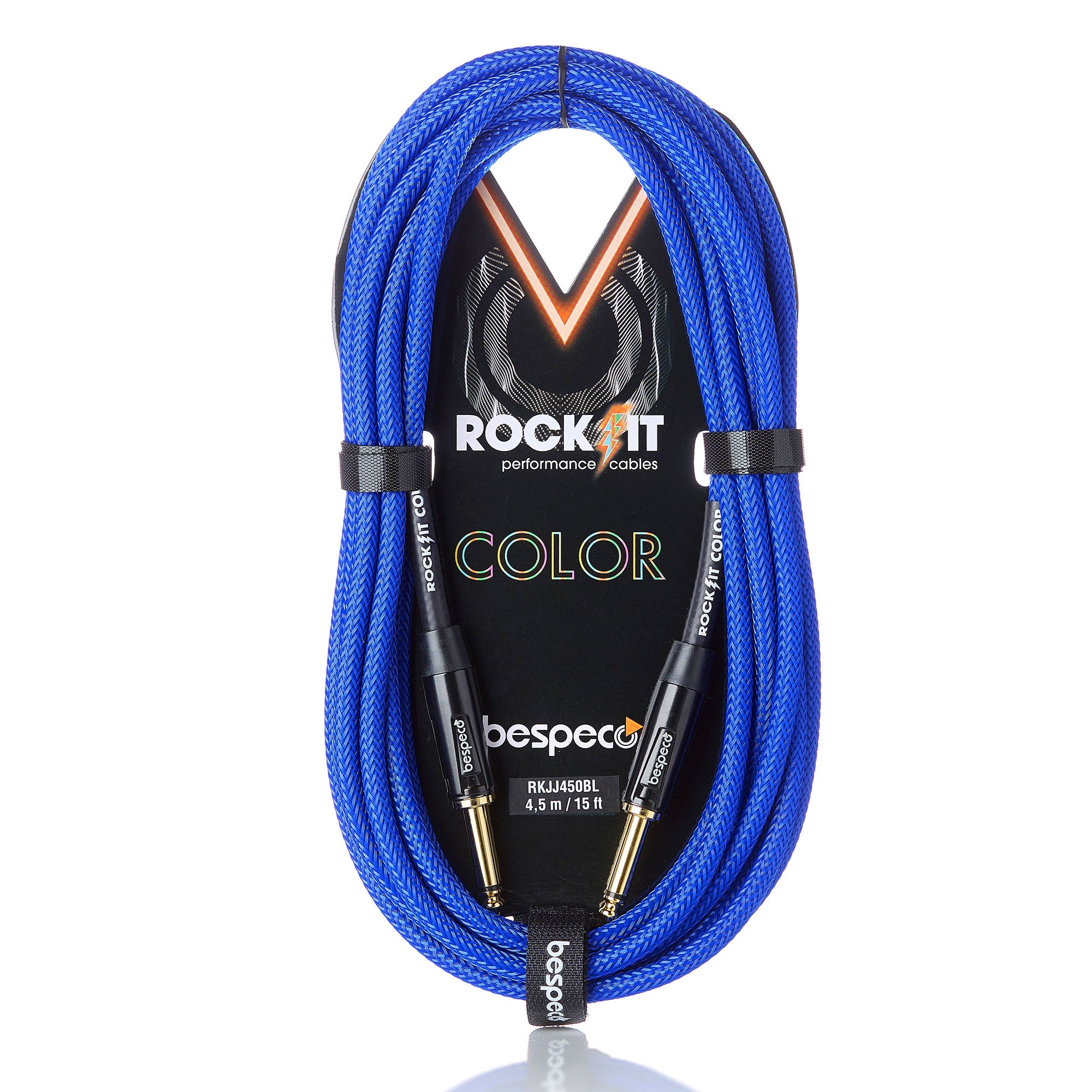 Bespeco Cavo Strumenti Jack Mono Jack Mono Mt 3 Rockit Guaina Blu