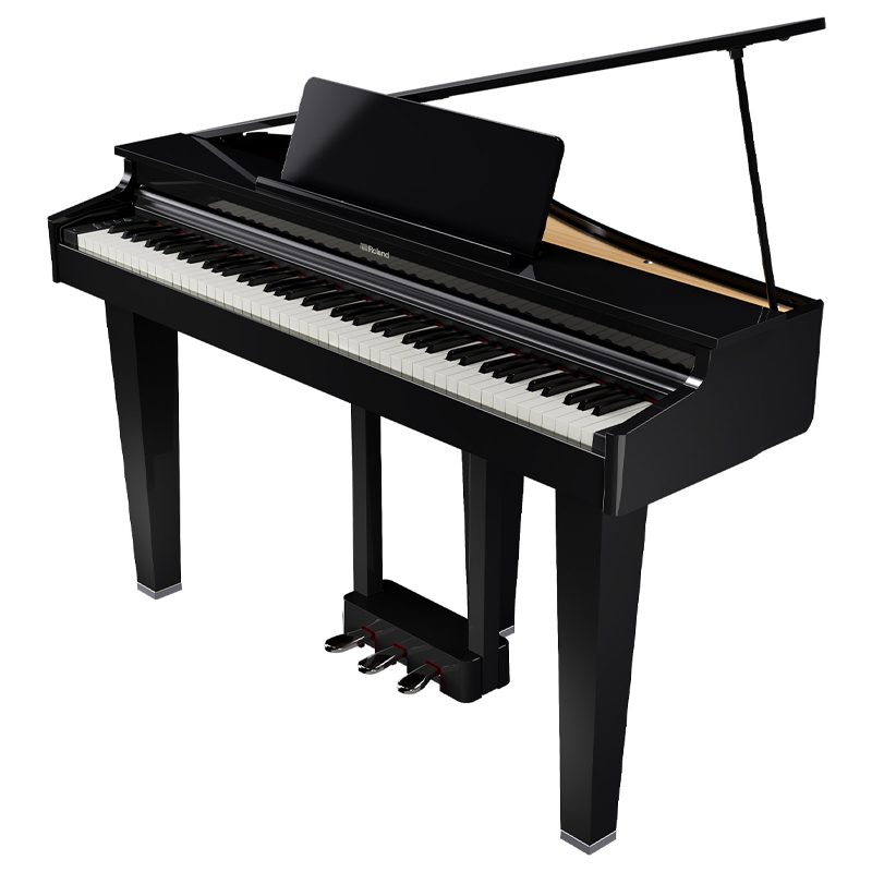 Roland GP3 PE Polished Ebony 88-Key Digital Piano Gloss Black