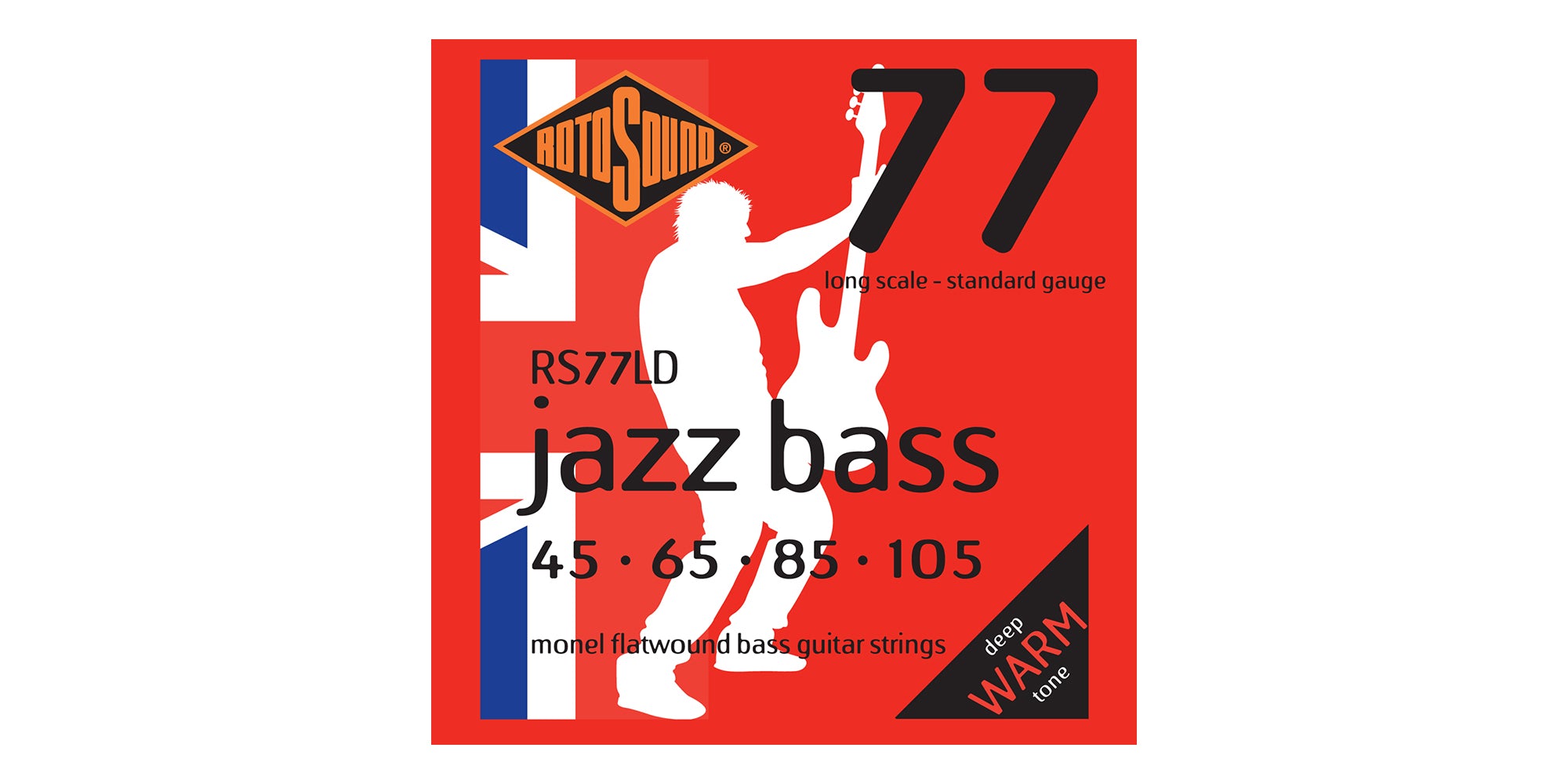 Rotosound RS77LD 4C Jazz Bass Strings 45-105