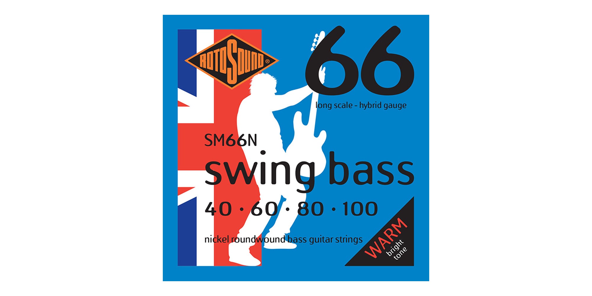 Rotosound SM66N Swing Bass 4C 040-100 Set