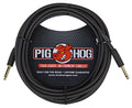 Pig Hog Black Woven Instrument Cable 6 Mt.