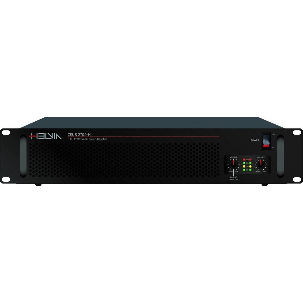 Helvia Zeus 2700-H 2x1000W Amplificatore Di Potenza 8Ohm