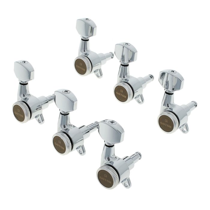 Gotoh SG381MG-T 07 C L6 Meccaniche per Chitarra Elettrica L6 Serie Magnum Chrome
