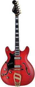 Hagstrom B-stock elec. guitar. 67 viking left- wild cherry