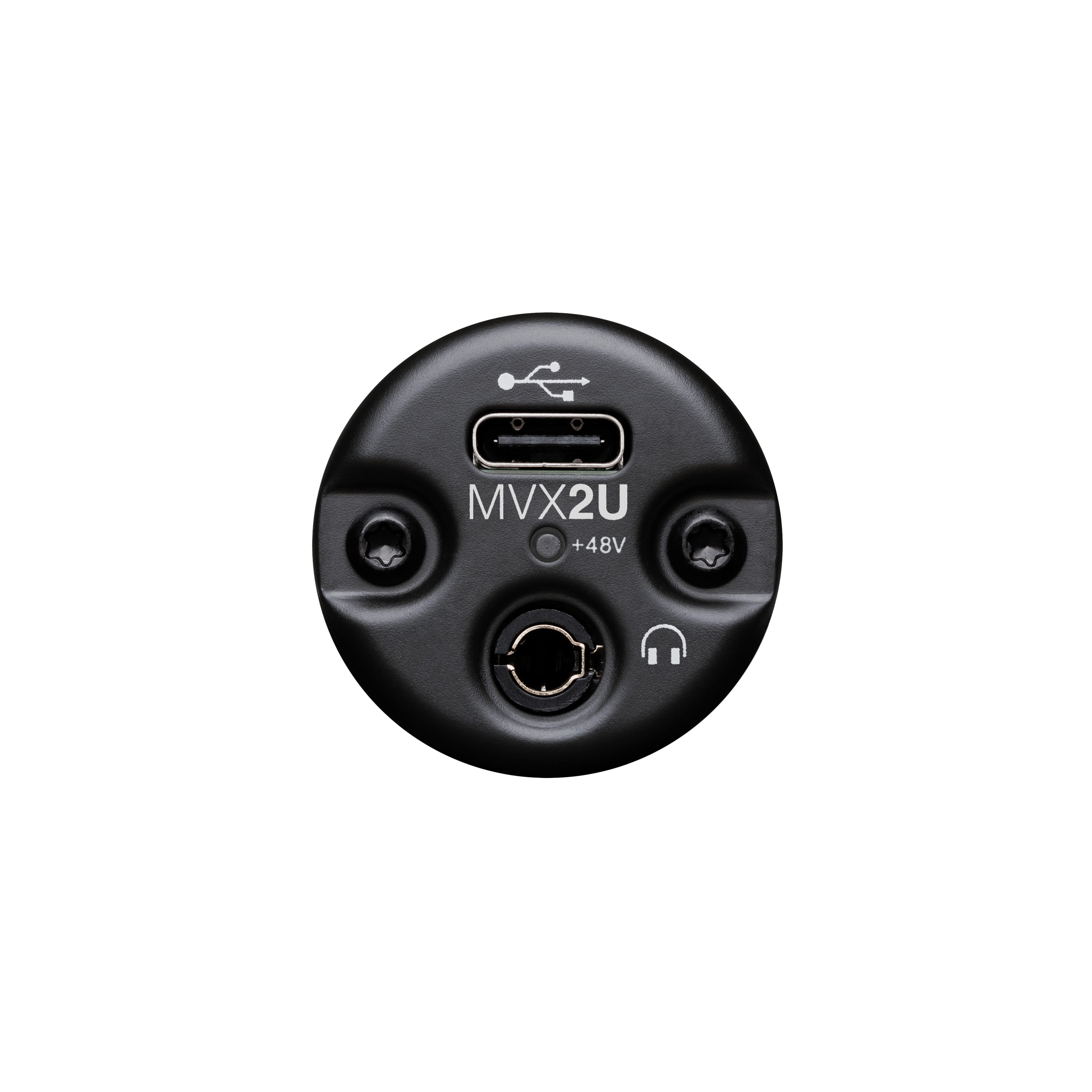 Shure MVX2U Gen 2 - Interfaccia Audio USB C per microfono, con DSP