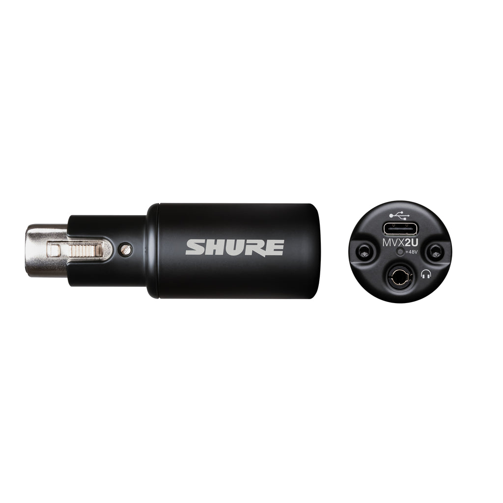 Shure MVX2U Gen 2 - Interfaccia Audio USB C per microfono, con DSP