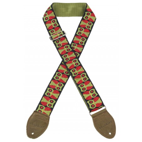 Souldier Owls Olive Guitar Strap