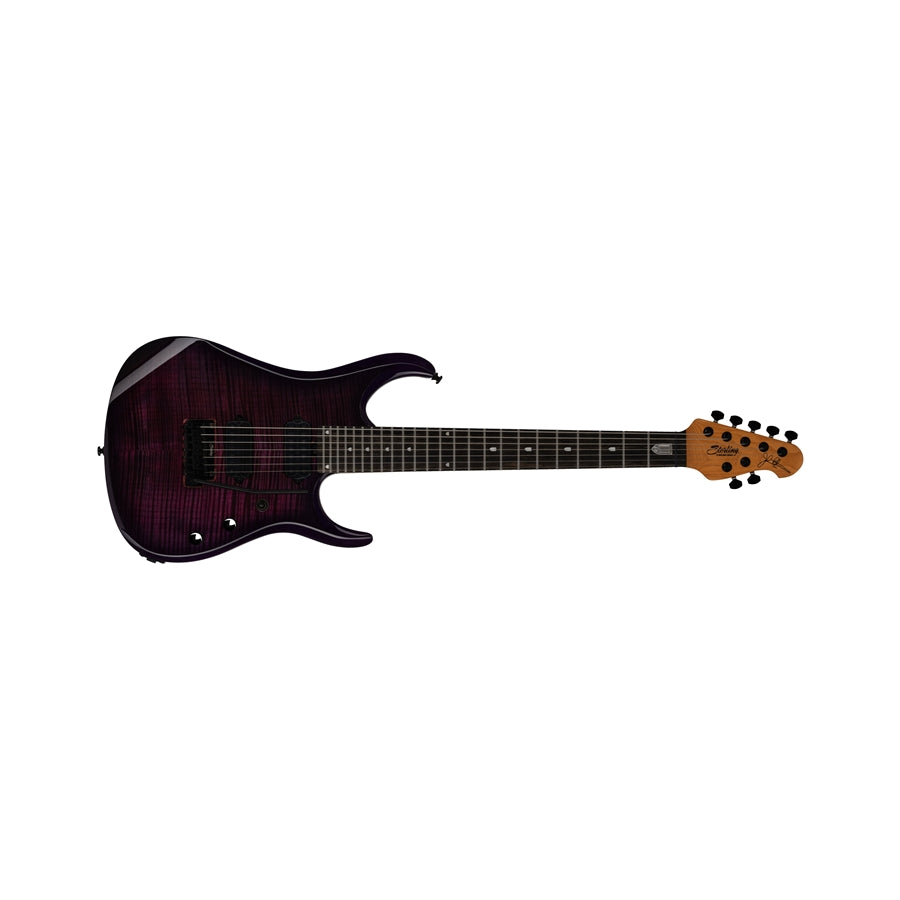 Sterling by MusicMan JP157D Flame Maple Purple Nebula