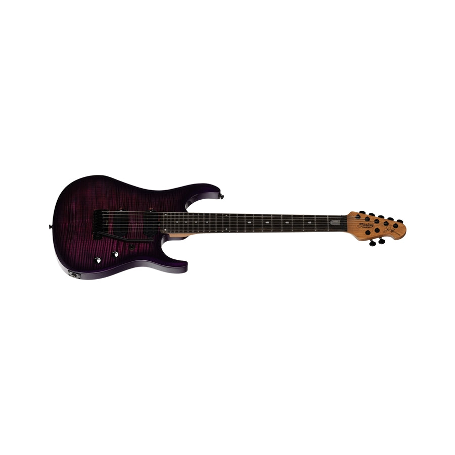 Sterling by MusicMan JP157D Flame Maple Purple Nebula