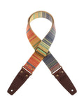 Magrabo Tracolla Stripe SC Rainbow 5cm terminali nero fibia argento
