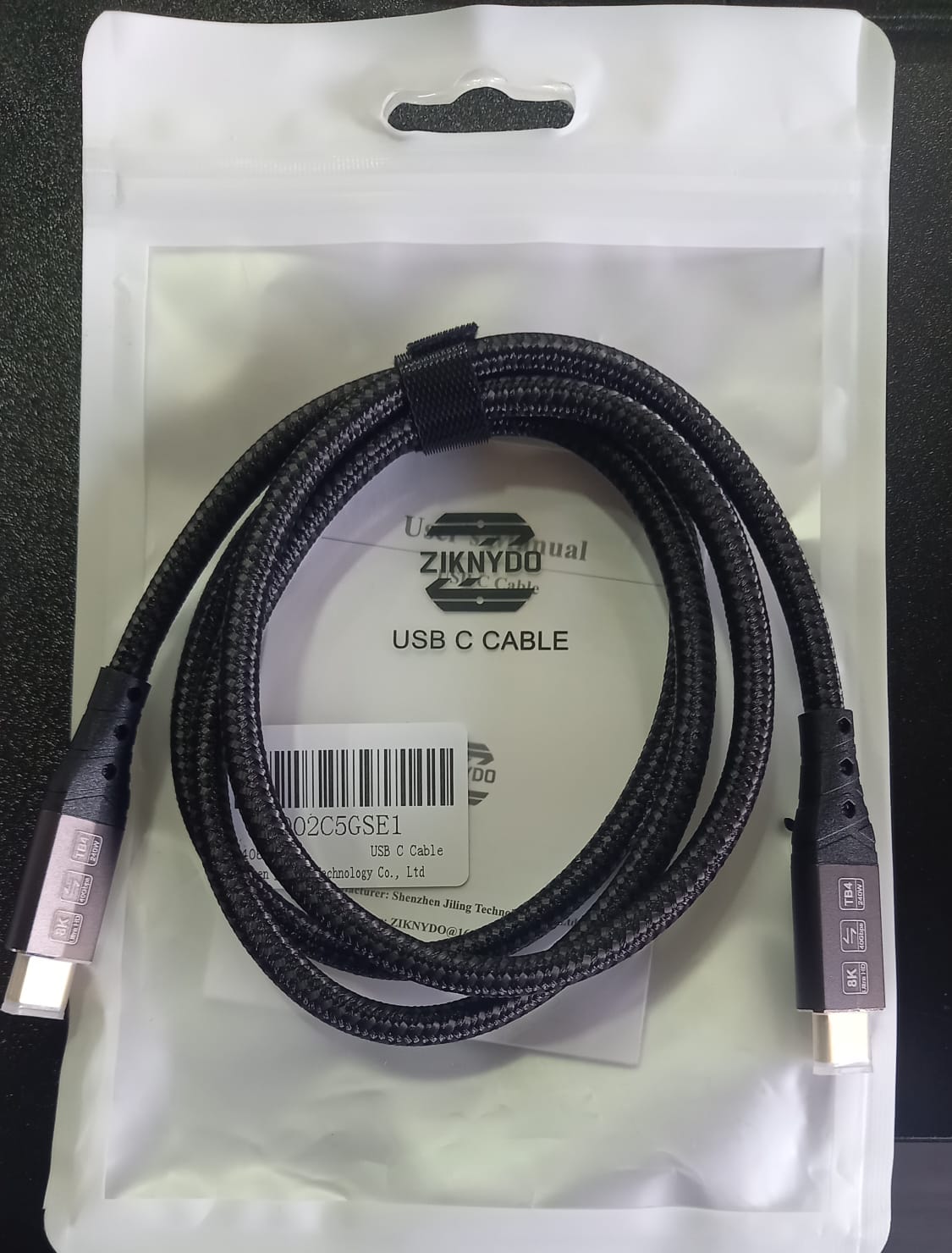 Cavo Thunderbolt 4 (Usb-C) 1M