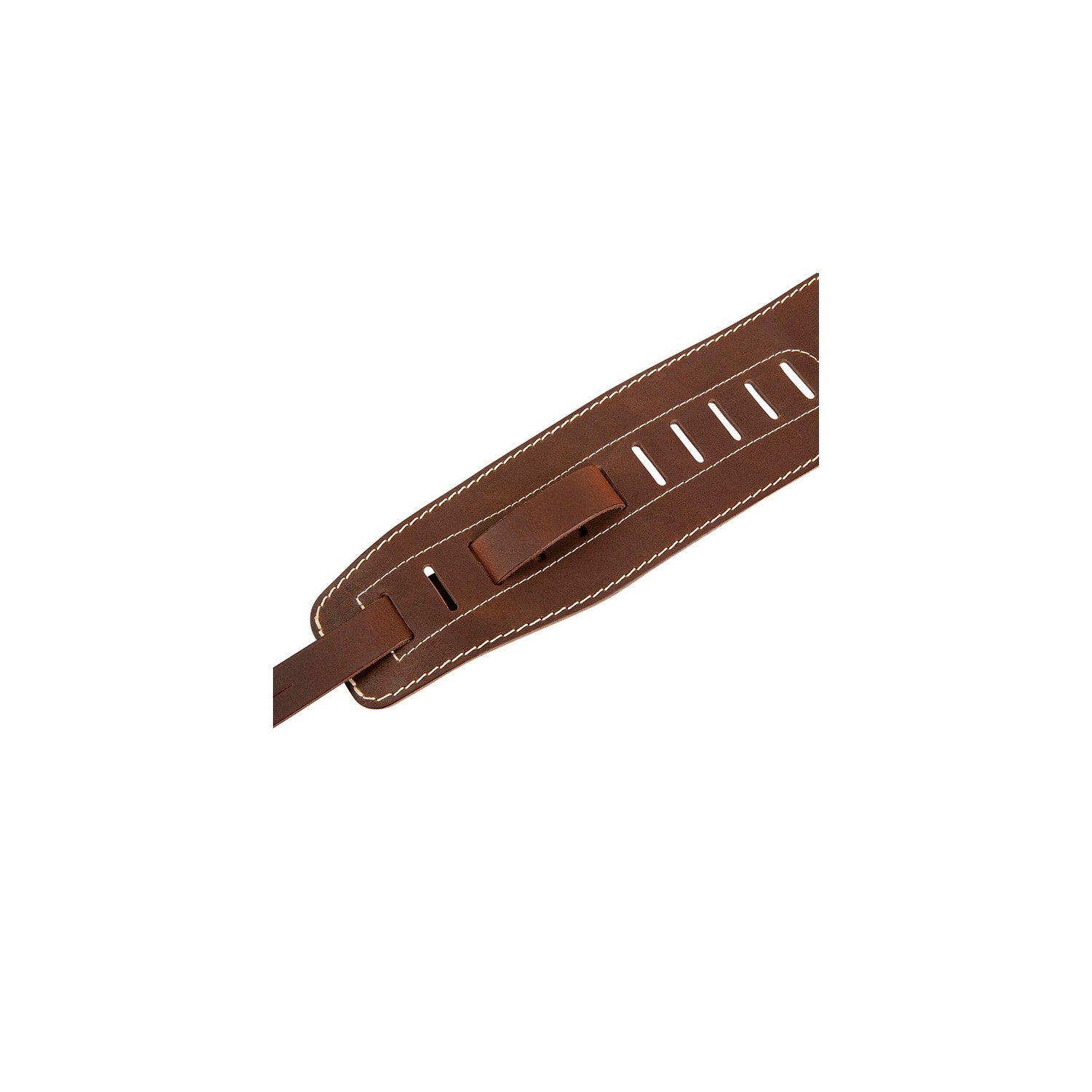 Sadowsky Tracolla 90mm in Pelle Marrone Logo Gold