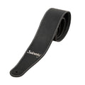 Sadowsky Tracolla 90mm in Pelle Nera Logo Silver