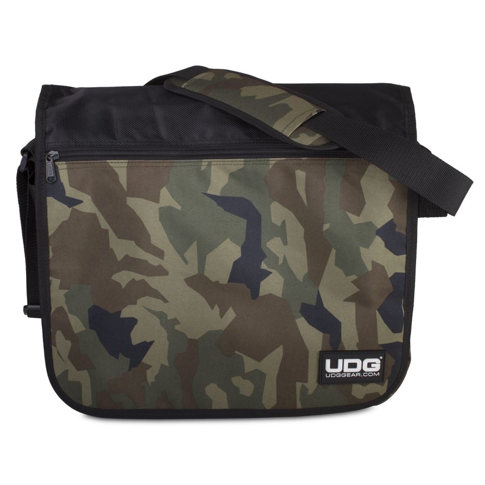 UDG U9450BC/OR - ULTIMATE COURIERBAG BLACK CAMO, ORANGE INSIDE