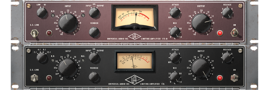 UNIVERSAL AUDIO UA 175B and 176 Tube Compressor Collection