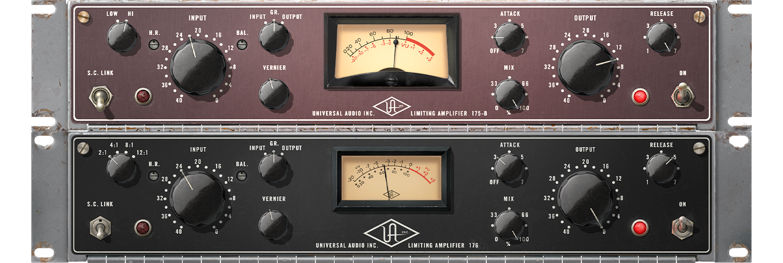 UNIVERSAL AUDIO UA 175B and 176 Tube Compressor Collection