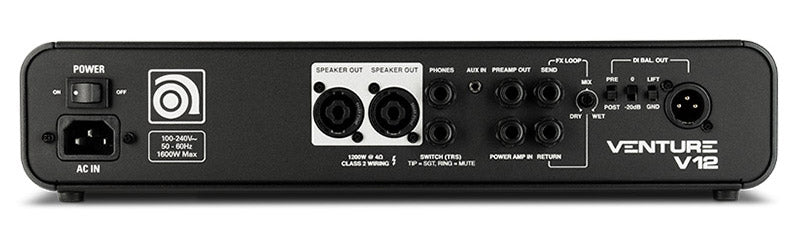 AMPEG VENTURE V12 TESTATA PER BASSO