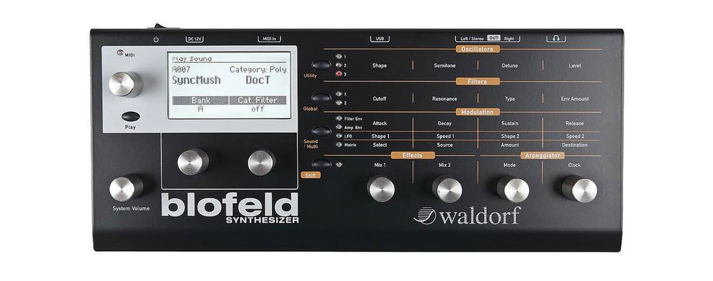 Waldorf Blofeld Black promo