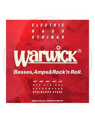 Warwick 46300 Muta Red 5C ML 40-130 Nickel