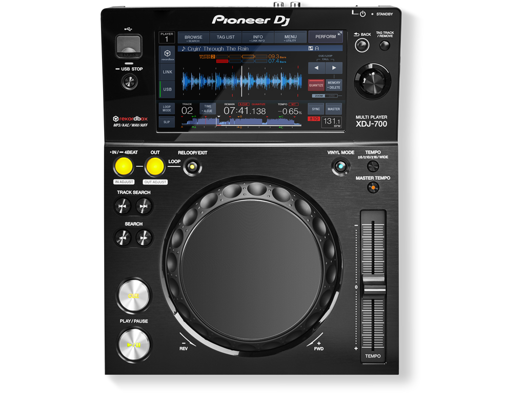 Pioneer DJ Digital Multimedia Deck with Rekordbox Support Black