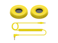 Pioneer Dj Ear Pads and Cord Yellow
