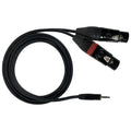 Zzipp Cavo Audio 1 mini-jack 3,5 Stereo - 2 Prese xlr 1,5m