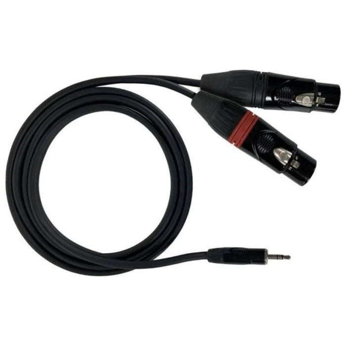 Zzipp Cavo Audio 1 mini-jack 3,5 Stereo - 2 Prese xlr 1,5m