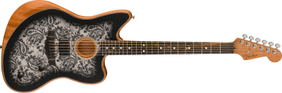 Fender American Acoustasonic Jazzmaster Black Paisley Limited Edition