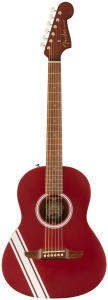 Fender Sonoran Mini Competition Stripe Candy Apple Red Chitarra Acustica 3/4