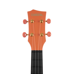 Cascha Ukulele Concerto in Carbonio Pack Orange con Borsa Tracolla e Plettri
