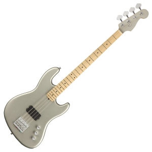 FENDER USA FLEA JAZZ BASS ACTIVE SATIN INCA SILVER
