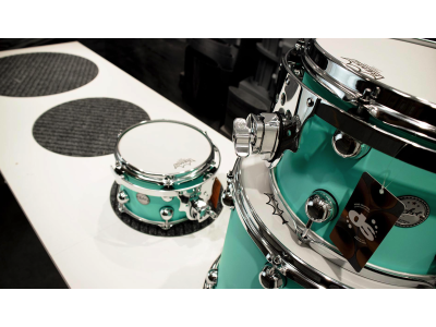 Dsdrum Kit Batteria Rebel Custom Shop All Maple Cadillac Green Lacquered Finish