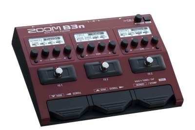 Zoom B3N Multi-Effect Pedal for Electric Bass