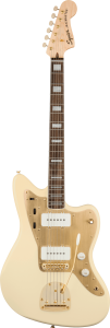 Squier 40Th Anniversary Jazzmaster Gold Anodized Pickguard Olympic White