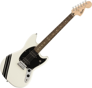 Squier Bullet Mustang Competition Hh  Artic White Chitarra Elettrica