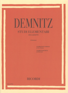 Demnitz - Studi elementari per Clarinetto